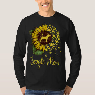 Camiseta Sunflower Beagle Mom Dog Lover