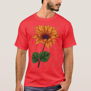 Camiseta Sunflower Candle Pattern Lazy Halloween Costume Cu