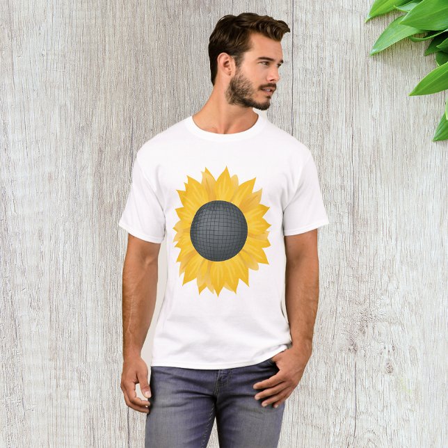Camiseta Sunflower Disco Ball Retro Fiesta Vibe (Subido por el creador)