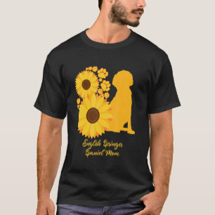 Camiseta Sunflower Dog Mom English Springer Spaniel