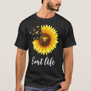 Camiseta Sunflower Emt Life Ems Emergency Medical Technicia