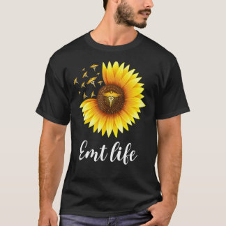 Camiseta Sunflower Emt Life Ems Emergency Medical Technicia