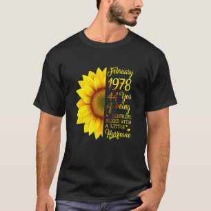 Camiseta Sunflower Febrero 1978 44 Años De Ser Sunshine