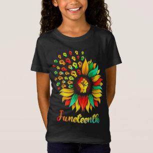 Camiseta Sunflower Fist Junetédecimo Historia Negra África