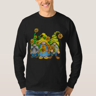 Camiseta Sunflower Gnomes Tomte Scandinavian Tres Jardín G