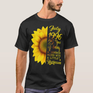Camiseta Sunflower July 1996 25 Years Of Being Sunshine Hur