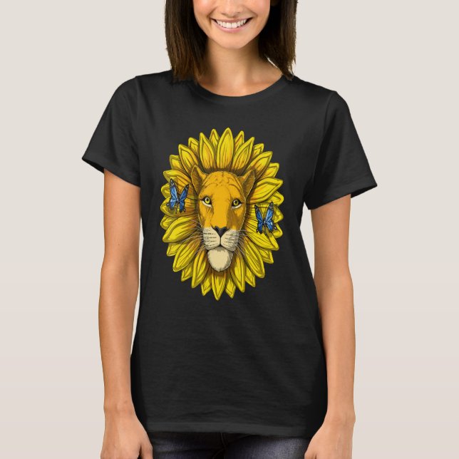Camiseta Sunflower Lion  I'm A Child Of God (Anverso)