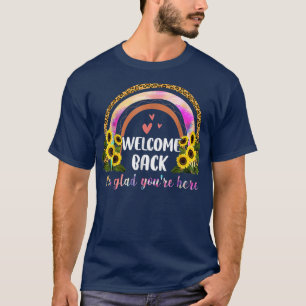 Camiseta Sunflower Me alegra volver al colegio el primer dí