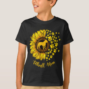 Camiseta Sunflower Pitbull Mom Dog Lover