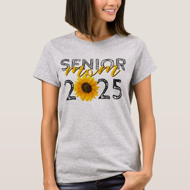 Camiseta Sunflower Senior Mom (Anverso)