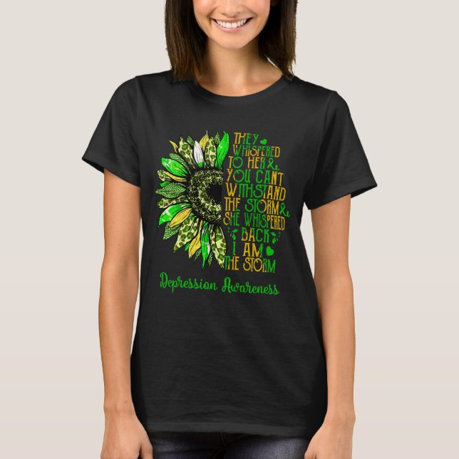 Camiseta Sunflower Soy La Conciencia De La Tormenta De La D (Anverso)