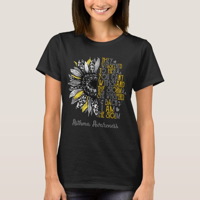 Camiseta Sunflower Soy La Conciencia De La Tormenta Del Asm (Anverso)