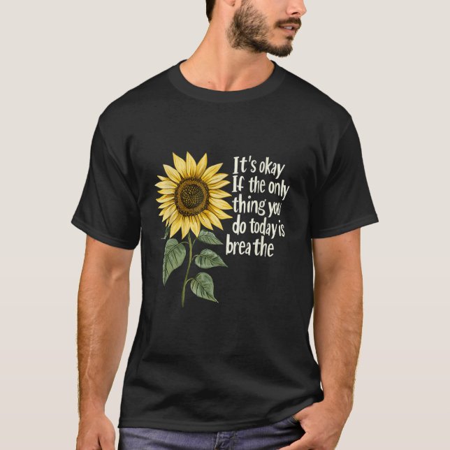 Camiseta Sunflower Suicide Awareness  (Anverso)