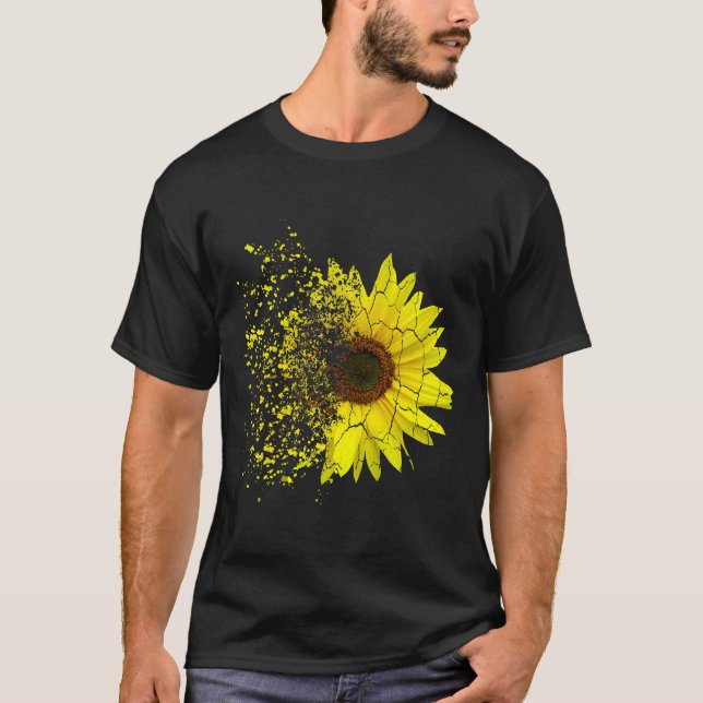 Camiseta Sunflower Sunflower Garden Decadencia Splash Blogu (Anverso)
