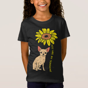 Camiseta Sunflower Sunshine Chihuahua Chiwawa Chicas de per