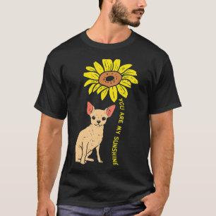 Camiseta Sunflower Sunshine Chihuahua Chiwawa Dog