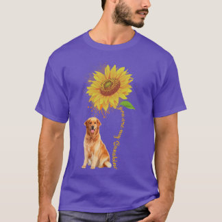 Camiseta Sunflower Sunshine Golden Retriever Mascota Dog Ch