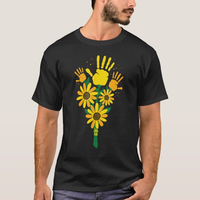 Camiseta Sunflower Syndrome Epileptic Disorder Awareness_10 (Anverso)