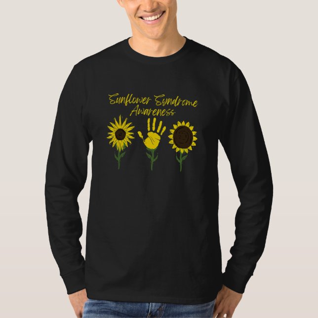 Camiseta Sunflower Syndrome Epileptic Disorder Awareness_4 (Anverso)