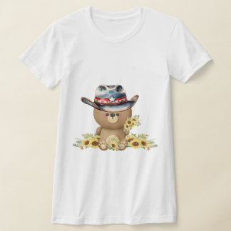 Camiseta Sunflower Teddy Bear
