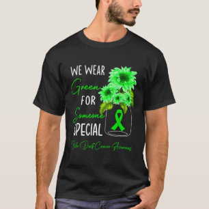 Camiseta Sunflower Usamos Conciencia Sobre El Cáncer De Bil