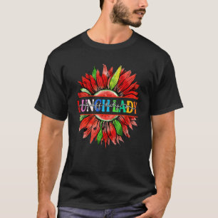 Camiseta Sunflower Watermelon Lunch Lady Off Duty Verano Vi