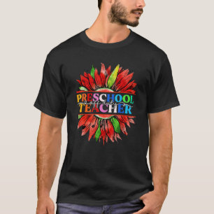 Camiseta Sunflower Watermelon Profesor de Preescolar Fuera