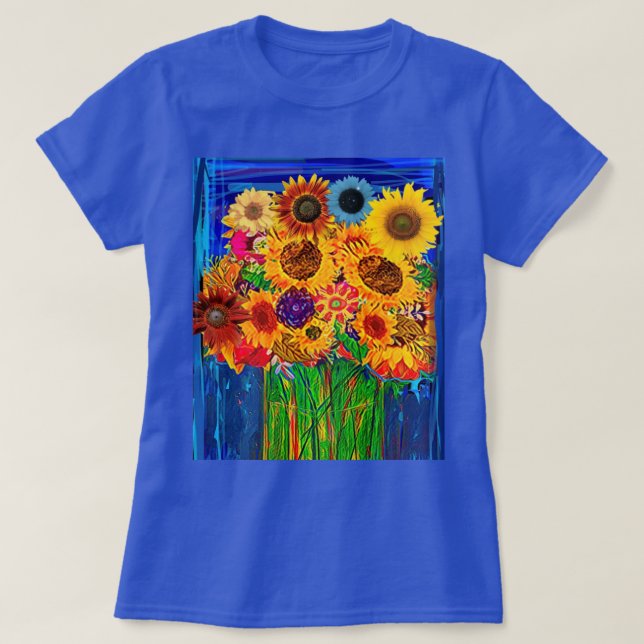 Camiseta ~ Sunflowers (Diseño del anverso)