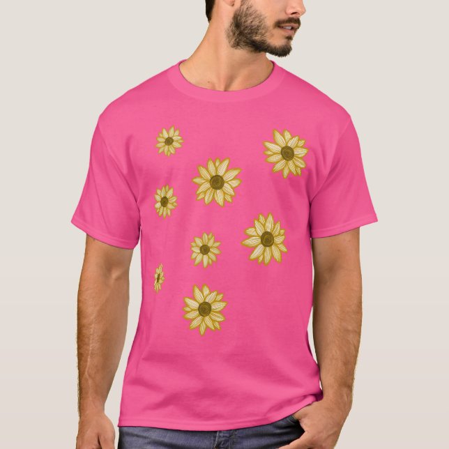 Camiseta Sunflowers Amarillo (Anverso)