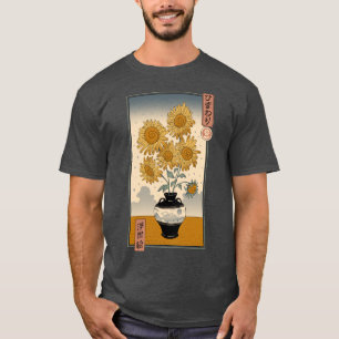 Camiseta Sunflowers Ukiyoe