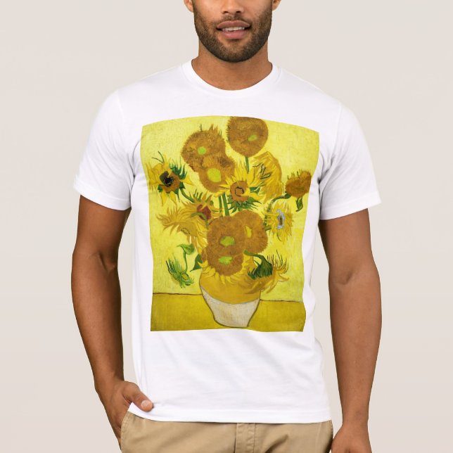 Camiseta Sunflowers Vincent van Gogh (Anverso)