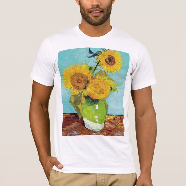 Camiseta Sunflowers Vincent van Gogh (Anverso)