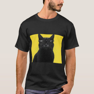 Camiseta Sunglass Cat