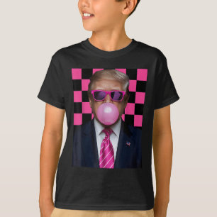 Camiseta Sungles rosas Trump Bubble Gum Shirt 2024 Voto por