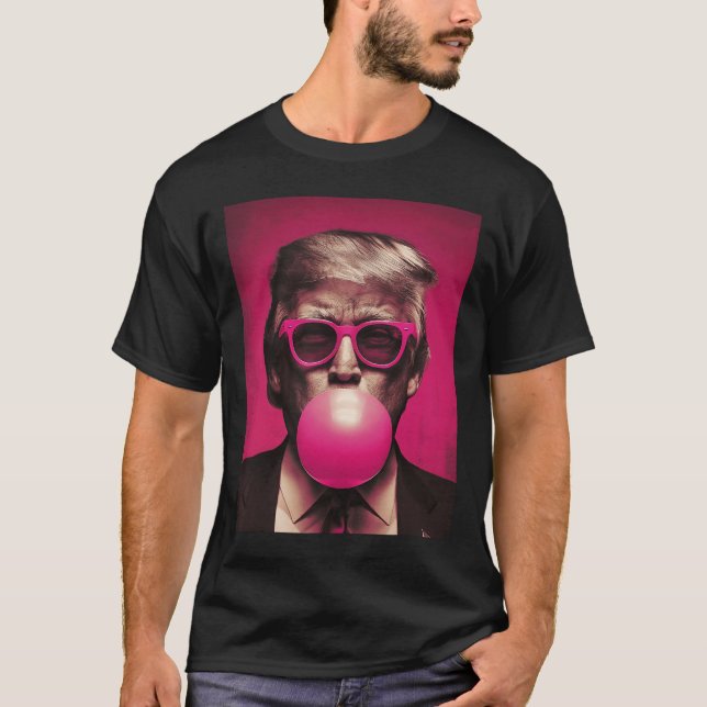 Camiseta Sungles Trump Bubble Gum (Anverso)