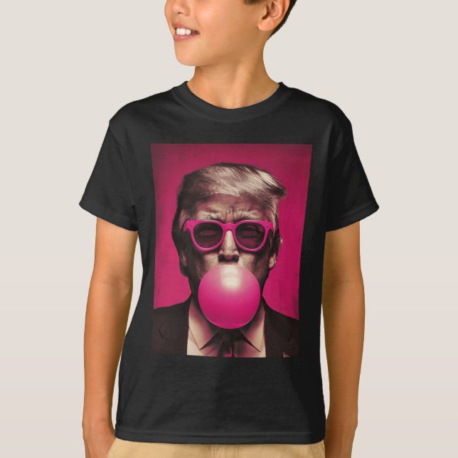 Camiseta Sungueras rosas Trump Bubble Gum (Anverso)
