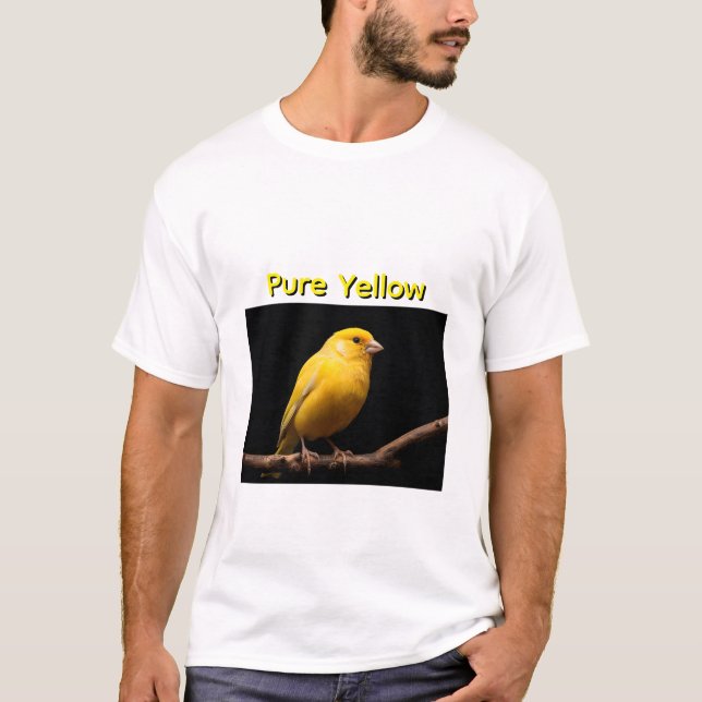 Camiseta Sunlit Canary on Branch (Anverso)