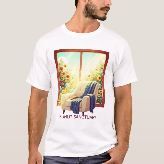 Camiseta Sunlit Sanctuary Vibrant Sunbeam Comfort Tee (Anverso)