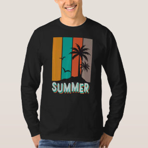 Camiseta Sunny Beach Vacation Ice Cream Popsicle Hello Summ