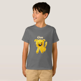Camiseta Sunny Ciao Puppy – Fun Yellow Dog Kids' T-Shirt