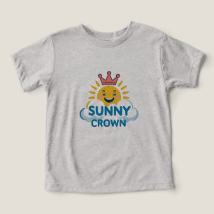 Camiseta Sunny Crown Cute Personalizado Sun