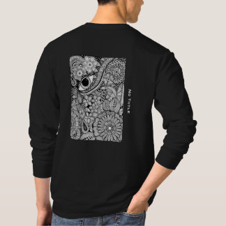 Camiseta Sunny day - Black and White Surreal Botanical Art 