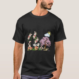 Camiseta Sunny Lillies Squirrels jugando Pegatina