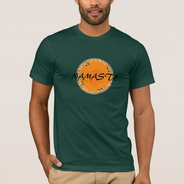 Camiseta Sunny Namaste - Tee de yoga (Anverso)