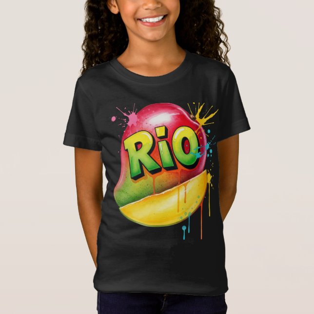 Camiseta Sunny Rio, Mango, por Natasha Us (Anverso)
