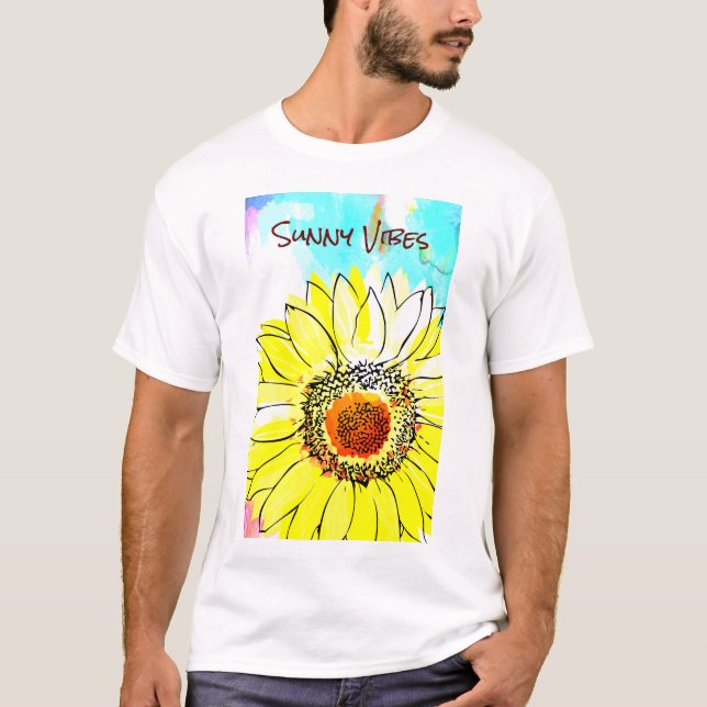 Camiseta Sunny Vibes giratorio (Anverso)