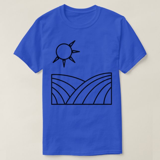 Camiseta Sunny Vineyard (Diseño del anverso)