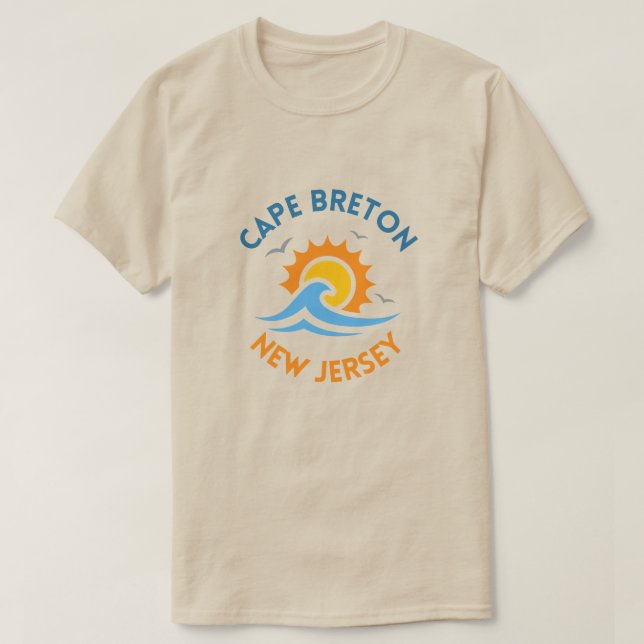 Camiseta Sunny Waves Cape Breton (Diseño del anverso)