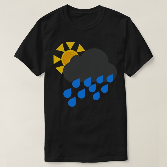 Camiseta Sunny with Showers (Diseño del anverso)