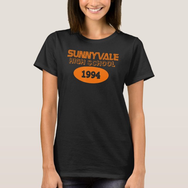 Camiseta Sunnyvale High School 1994 Feliz Halloween (Anverso)